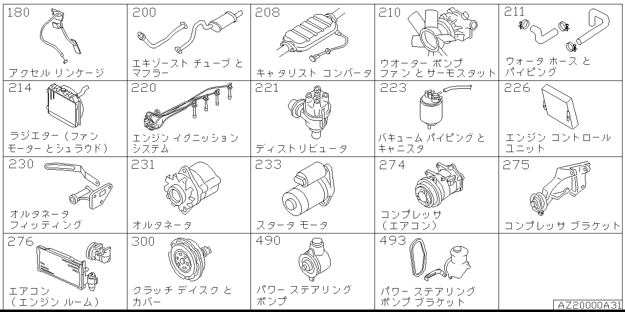 Engine and fuel system Z2