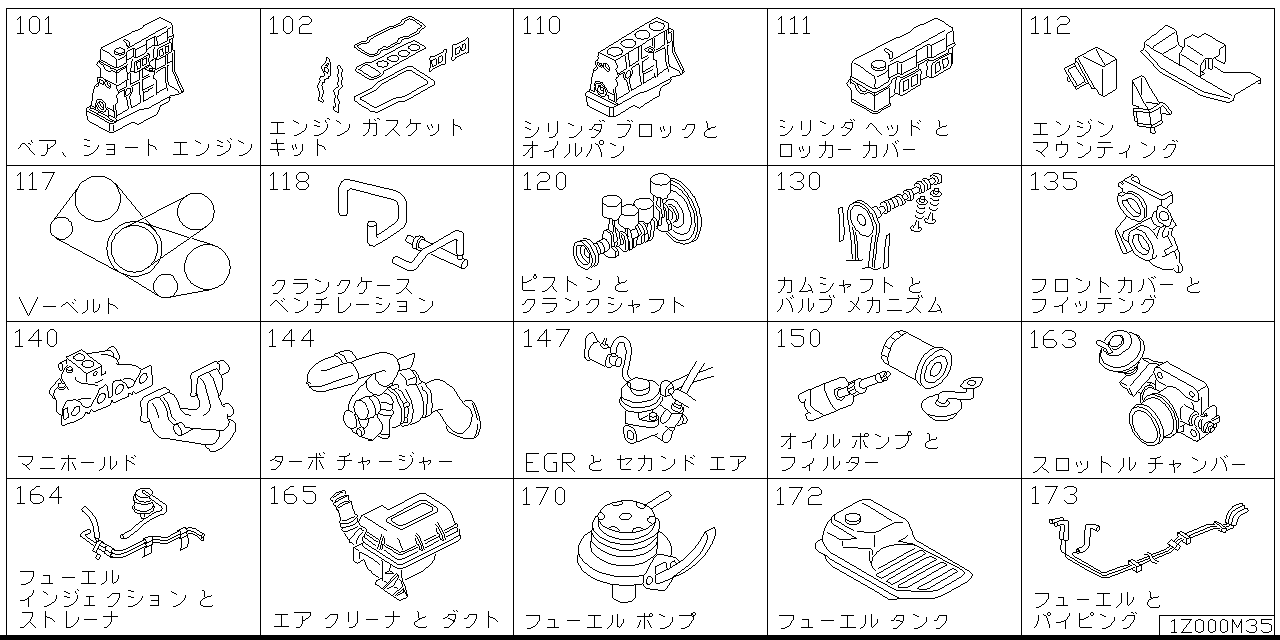 Engine and fuel system Z1