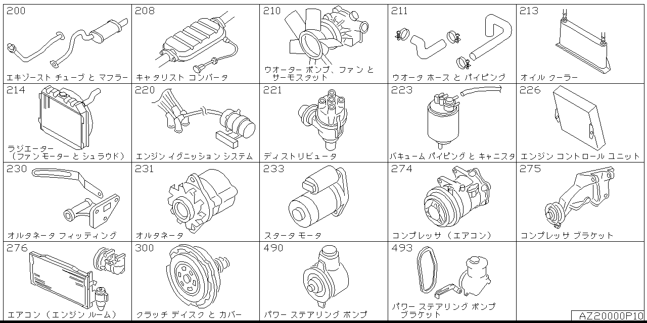 Engine and fuel system Z2