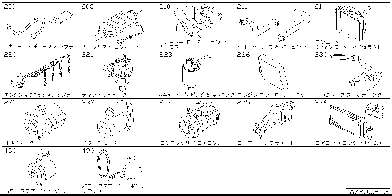 Engine and fuel system Z2