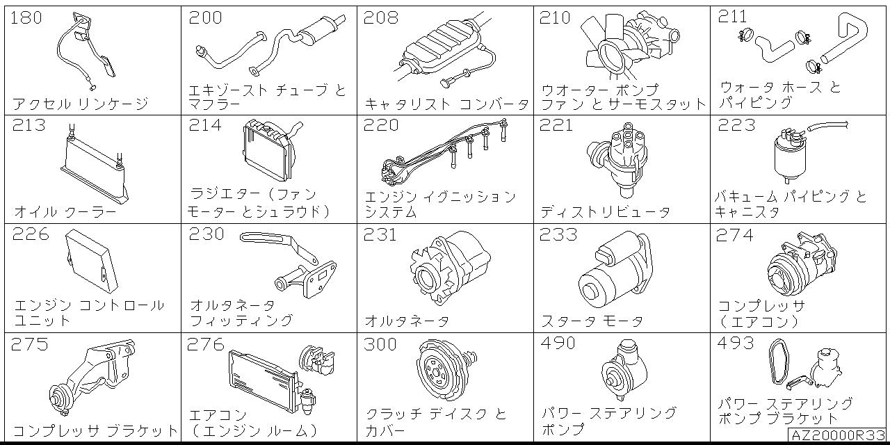 Engine and fuel system Z2