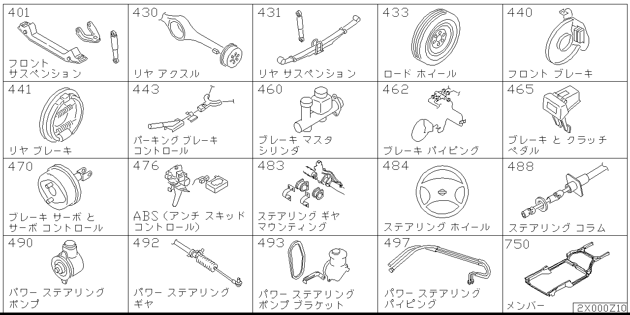 Chassis and transmission X2